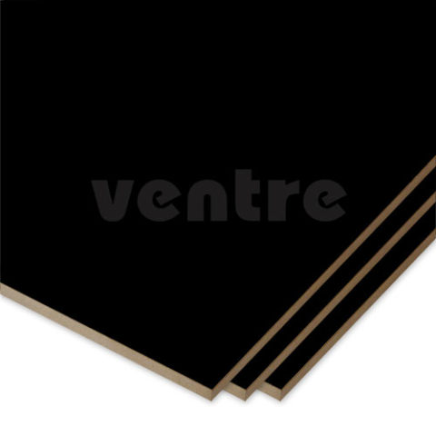 Melamina MDF 3mm. Negro 260×183 - Arauco