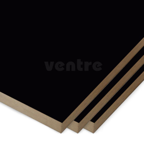 Melamina MDF Negro 18mm 275x183 - Linea Lisos - Arauco